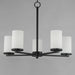 Lateral Five Light Chandelier-Mid. Chandeliers-Maxim-Lighting Design Store