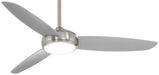Minka Aire - F465L-BNW - 54" Ceiling Fan - Concept IV - Brushed Nickel Wet