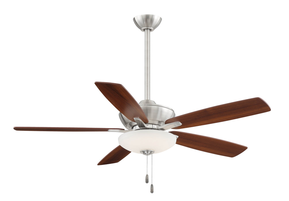 Minka Aire - F553L-BN/DW - 52"Ceiling Fan - Minute - Brushed Nickel With Dark Walnut Blades