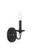 Minka-Lavery - 1041-677 - One Light Wall Sconce - Westchester County - Sand Coal w/Skyline Gold Leaf