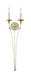 Minka-Lavery - 1042-701 - Two Light Wall Sconce - Westchester County - Farmhouse White w/Gilded Gold Leaf
