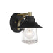 Minka-Lavery - 4891-685 - One Light Bath - Westfield Manor - Sand Coal w/Soft Brass