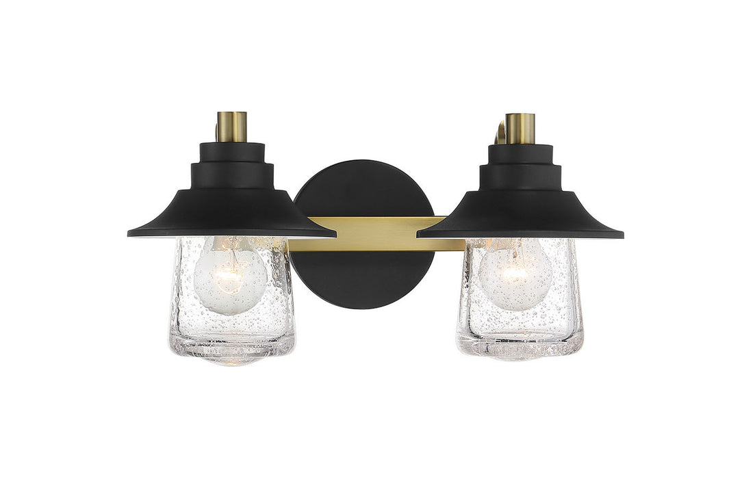 Minka-Lavery - 4892-685 - Two Light Bath - Westfield Manor - Sand Coal w/Soft Brass