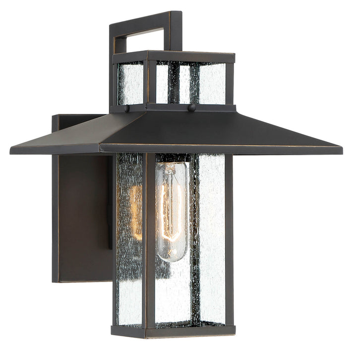 Minka-Lavery - 73150-143C - One Light Outdoor Wall Mount - Danforth Park - Oil Rubbed Bronze w/Goals Highlights
