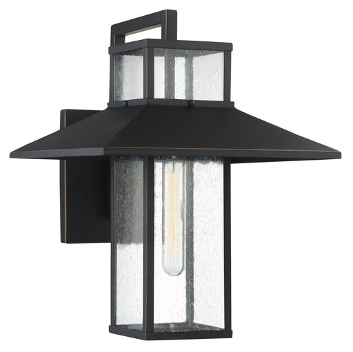 Danforth Park One Light Outdoor Wall Mount Oil Rubbed Bronze W/ Gold High