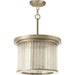 Progress Lighting - P350142-081 - Three Light Semi Flush Mount - Point Dume-Sequit Point - Antique Nickel