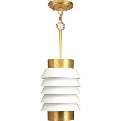 Point Dume-Onshore One Light Pendant Brushed Brass