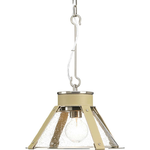 Point Dume-Rockdance One Light Pendant Brushed Nickel
