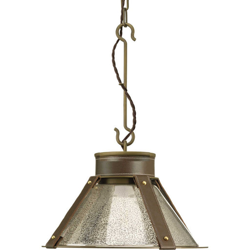 Point Dume-Rockdance One Light Pendant Aged Brass