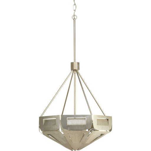 Point Dume-Yerba Four Light Pendant Silver Ridge