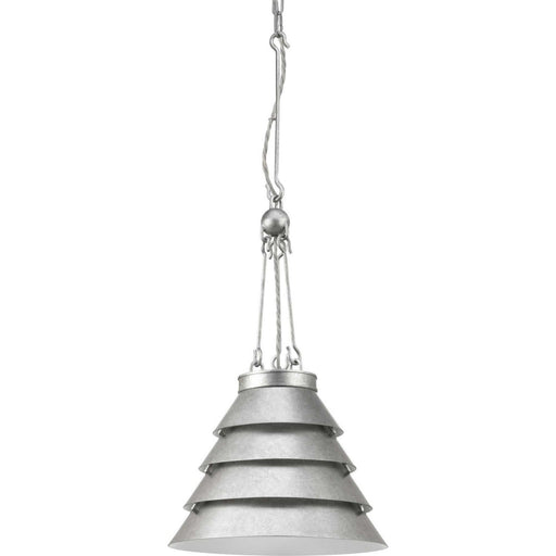 Point Dume-Surfrider One Light Pendant Galvanized Finish