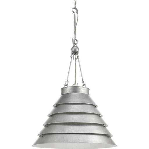 Progress Lighting - P500200-141 - Three Light Pendant - Point Dume-Surfrider - Galvanized