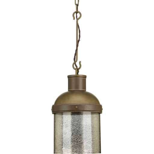 Point Dume-Rockdance One Light Pendant Aged Brass