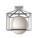 Artcraft - SC13274PN - One Light Semi-Flush Mount - Eclipse - Polished Nickel