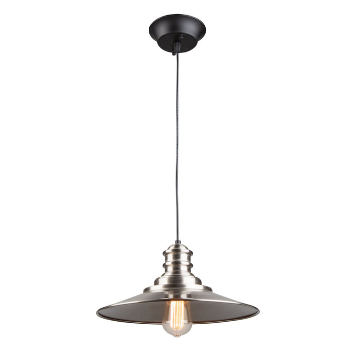 Artcraft - AC11661BN - One Light Pendant - Broxton - Brushed Nickel