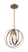 Nuvo Lighting - 60-7056 - One Light Pendant - Pendleton - Burnished Brass