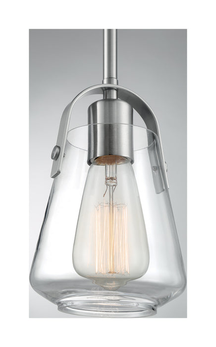 Nuvo Lighting - 60-7116 - One Light Mini Pendant - Skybridge - Brushed Nickel