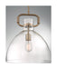 Nuvo Lighting - 60-7142 - One Light Pendant - Teresa - Burnished Brass