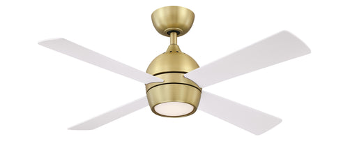 Fanimation - FP7644BS - 44 Inches Ceiling Fan - Kwad 44 - Brushed Satin Brass