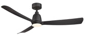 Fanimation - FPD8534BL - 52 Inches Ceiling Fan - Kute 52 - Black
