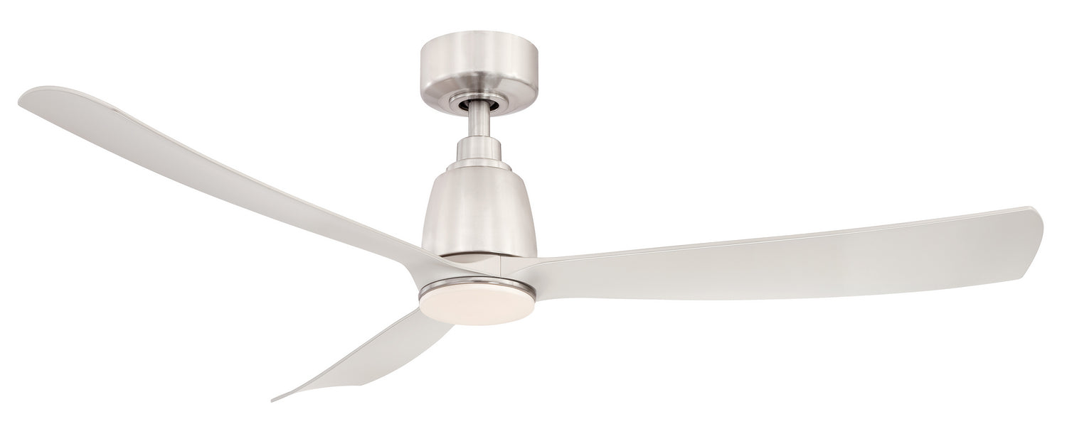 Fanimation - FPD8534BN - 52 Inches Ceiling Fan - Kute 52 - Brushed Nickel