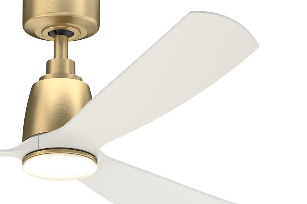 Fanimation - FPD8534BS - 52 Inches Ceiling Fan - Kute 52 - Brushed Satin Brass