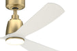 Fanimation - FPD8534BS - 52 Inches Ceiling Fan - Kute 52 - Brushed Satin Brass