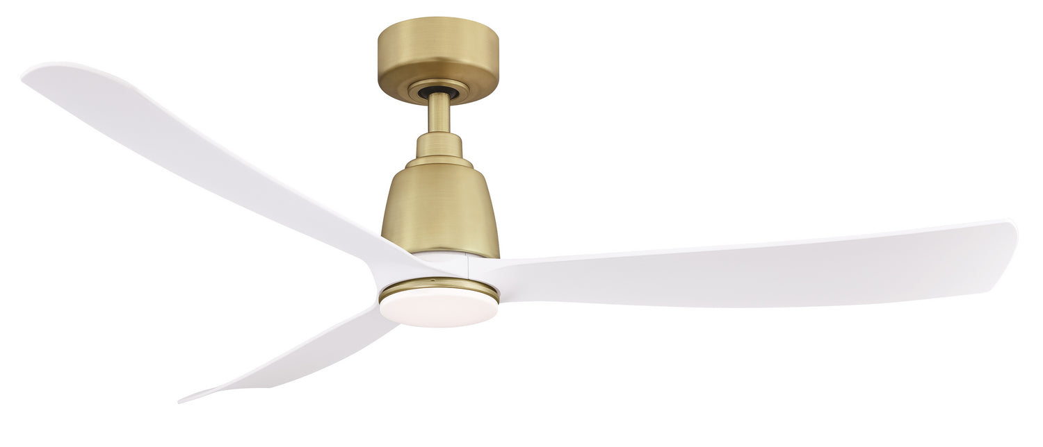 Fanimation - FPD8534BS - 52 Inches Ceiling Fan - Kute 52 - Brushed Satin Brass