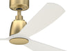 Fanimation - FPD8534BS - 52 Inches Ceiling Fan - Kute 52 - Brushed Satin Brass