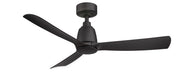 Fanimation - FPD8547BL - 44 Inches Ceiling Fan - Kute 44 - Black