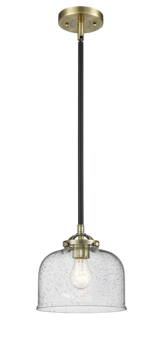 Innovations - 284-1S-BAB-G74 - One Light Mini Pendant - Nouveau - Black Antique Brass