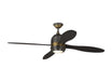Visual Comfort Fan - 4TSR56BNZHABD - 56``Ceiling Fan - Metrograph 56 - Deep Bronze