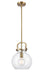 Innovations - 410-1S-BB-10CL - LED Mini Pendant - Newton - Brushed Brass