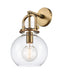 Innovations - 410-1W-BB-8CL - LED Wall Sconce - Newton - Brushed Brass