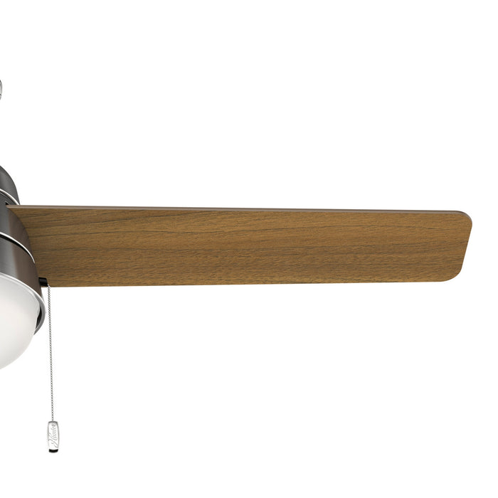 Hunter - 50380 - 52" Ceiling Fan - Aker - Brushed Nickel