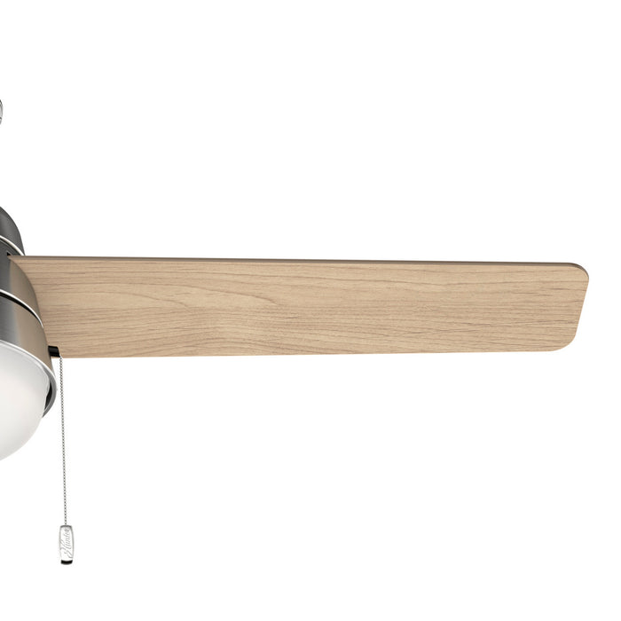 Hunter - 50380 - 52" Ceiling Fan - Aker - Brushed Nickel