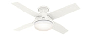 Hunter - 50399 - 44 InchesCeiling Fan - Dempsey - Fresh White