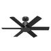 Hunter - 59613 - 44 InchesCeiling Fan - Kennicott - Matte Black