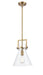 Innovations - 411-1S-BB-10CL - LED Mini Pendant - Newton - Brushed Brass