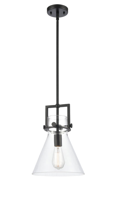 Innovations - 411-1S-BK-10CL - LED Mini Pendant - Newton - Matte Black