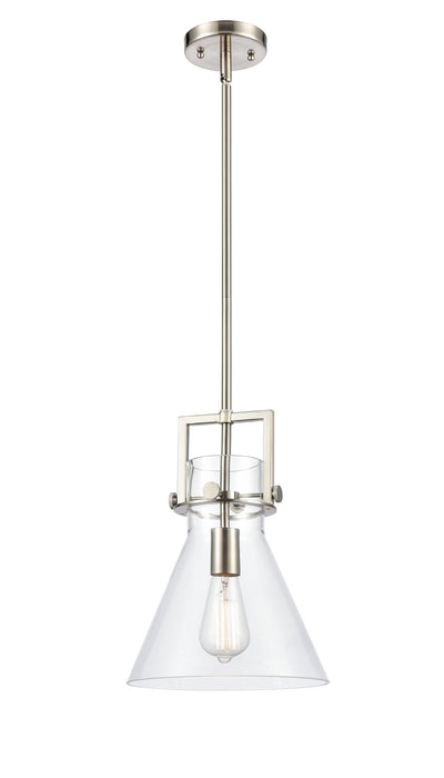 Innovations - 411-1S-SN-10CL - LED Mini Pendant - Newton - Brushed Satin Nickel