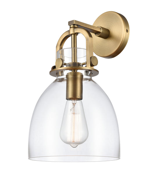 Innovations - 412-1W-BB-8CL - LED Wall Sconce - Newton - Brushed Brass