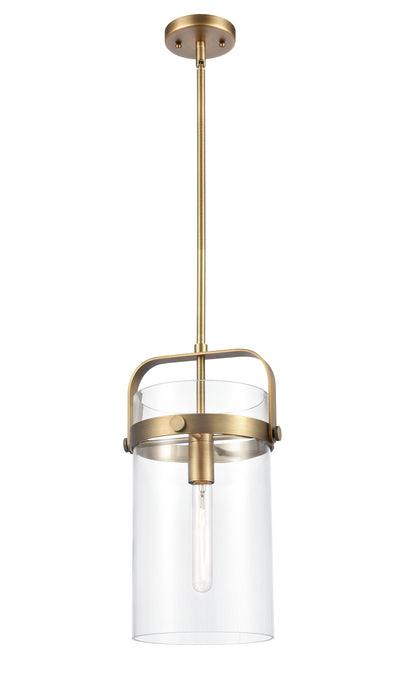 Innovations - 413-1S-BB-8CL - LED Mini Pendant - Restoration - Brushed Brass