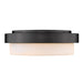 Golden - 1270-13 BLK - Two Light Flush Mount - Morgon - Matte Black