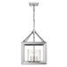 Golden - 2074-M3 CH-CLR - Three Light Mini Chandelier - Smyth - Chrome