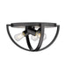 Golden - 3167-FM15 BLK - Three Light Flush Mount - Colson - Matte Black