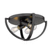 Golden - 3167-FM15 BLK - Three Light Flush Mount - Colson - Matte Black