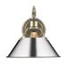 Golden - 3306-1W AB-CH - One Light Wall Sconce - Orwell AB - Aged Brass