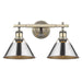 Golden - 3306-BA2 AB-CH - Two Light Bath Vanity - Orwell AB - Aged Brass