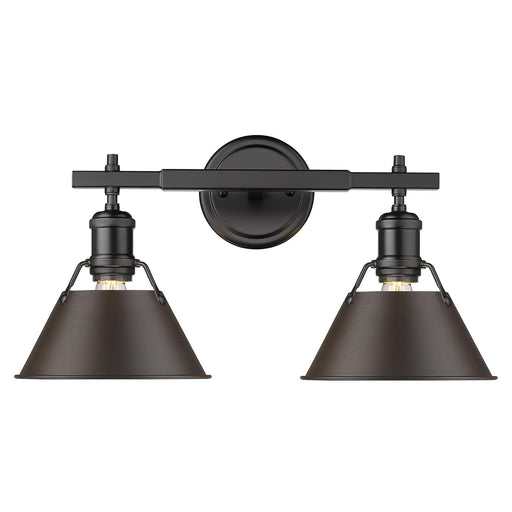 Orwell BLK Two Light Bath Vanity